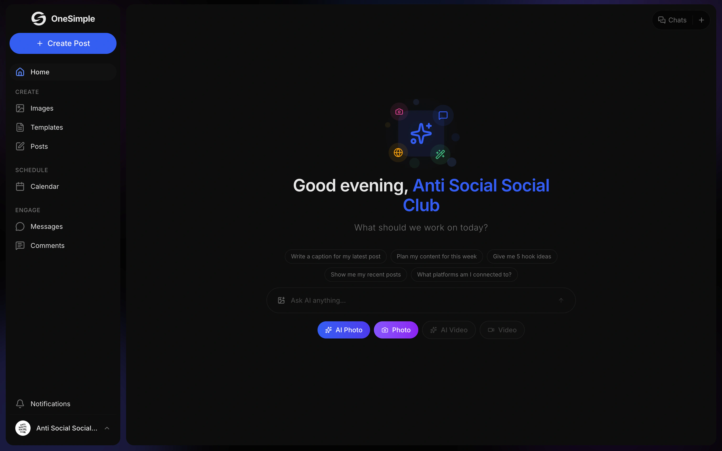 OneSimple preview